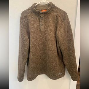 Mens medium Merrell half button/snap